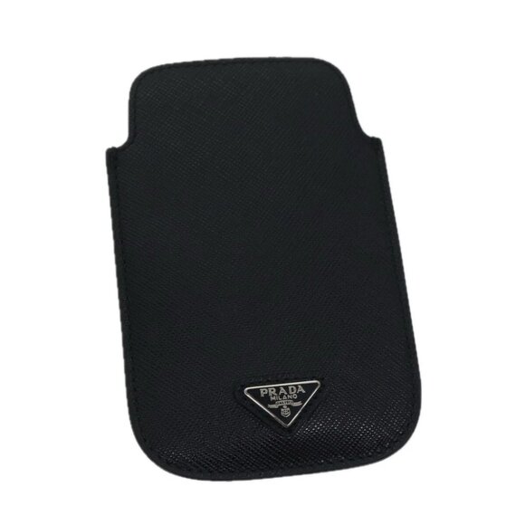 PRADA Safiano leather iPhone Case Black - Picture 1 of 14